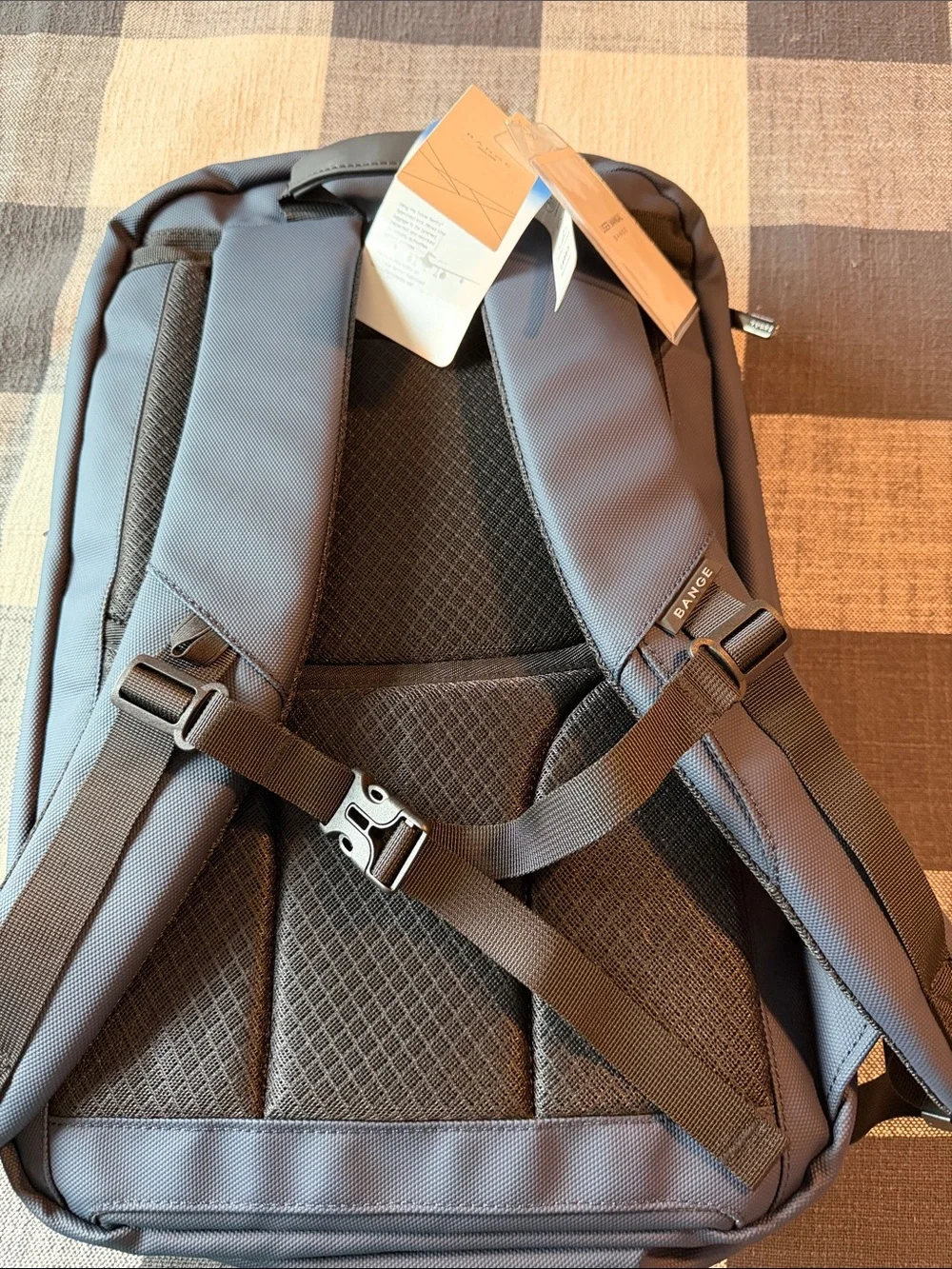 Bange BG Aesthetics Blue Men's Anti-Theft Business Backpack with USB Port NWT